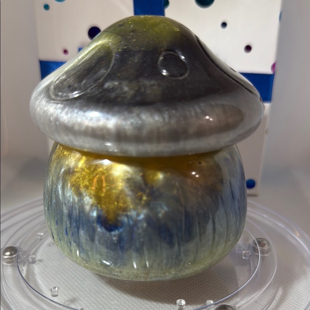 Artistic Resin Mushroom “Jar” Sculpture